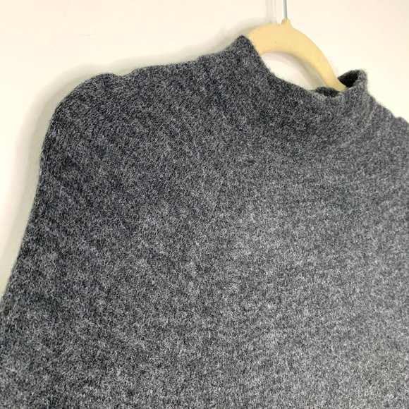 NWT EXPRESS Dark Grey Mock Neck Tunic Sweater Sz XS - Picture 7 of 13